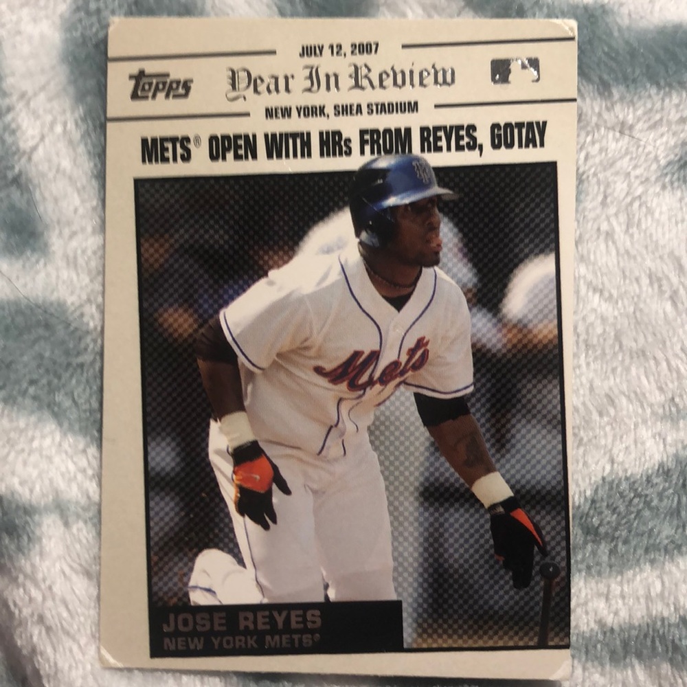 Jose Reyes Mets Baseball Card - Picture 2 of 3